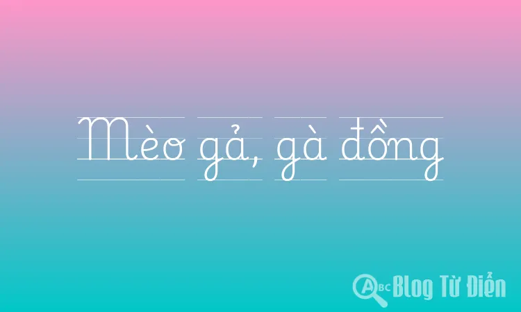 Mèo gả, gà đồng