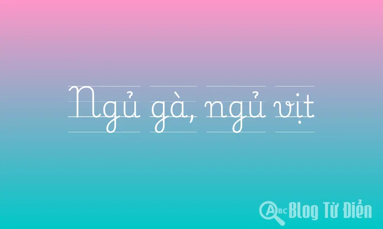 Ngủ gà, ngủ vịt