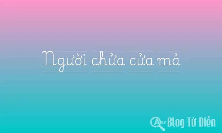 Người chửa cửa mả