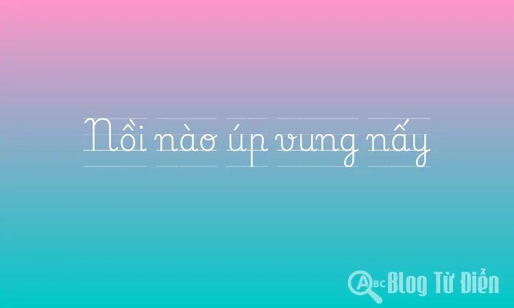 Nồi nào úp vung nấy