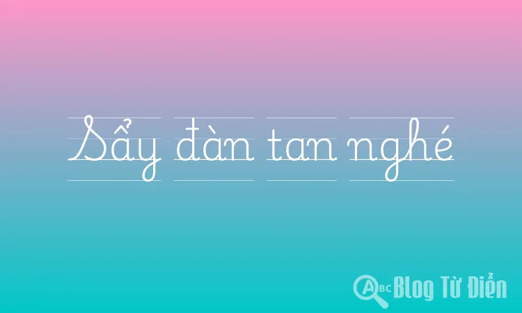 Sẩy đàn tan nghé