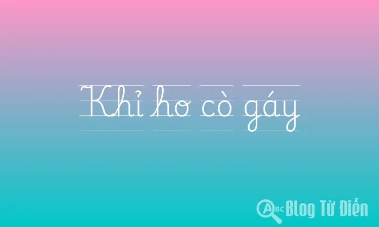 Khỉ ho cò gáy