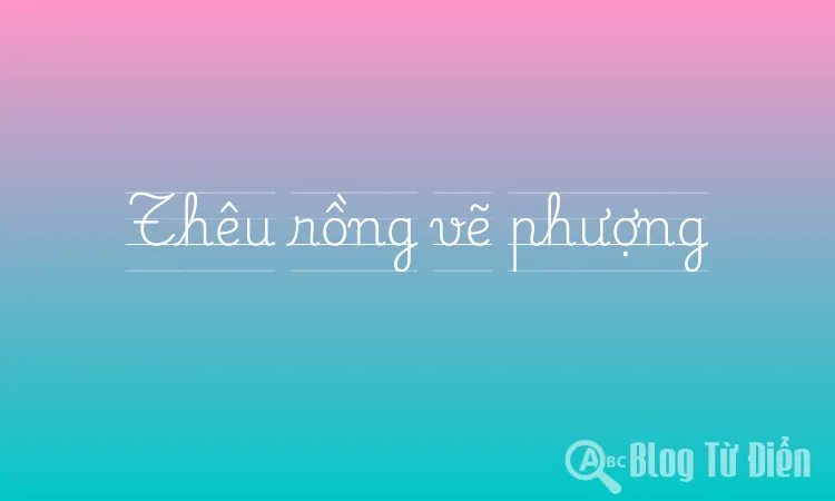 Thêu rồng vẽ phượng
