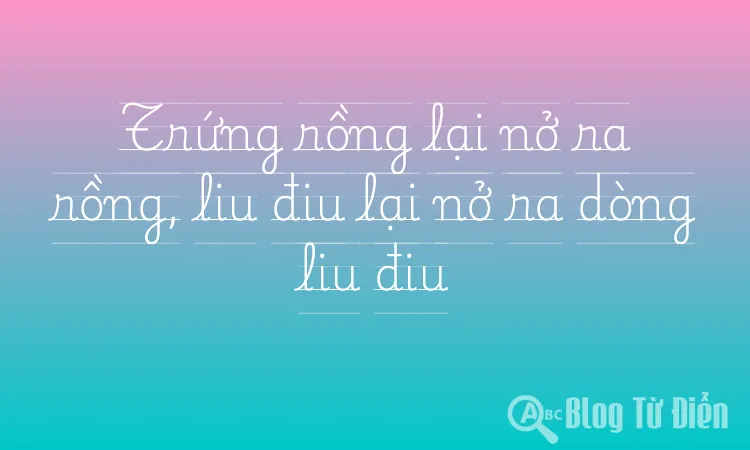 Trứng rồng lại nở ra rồng, liu điu lại nở ra dòng liu điu