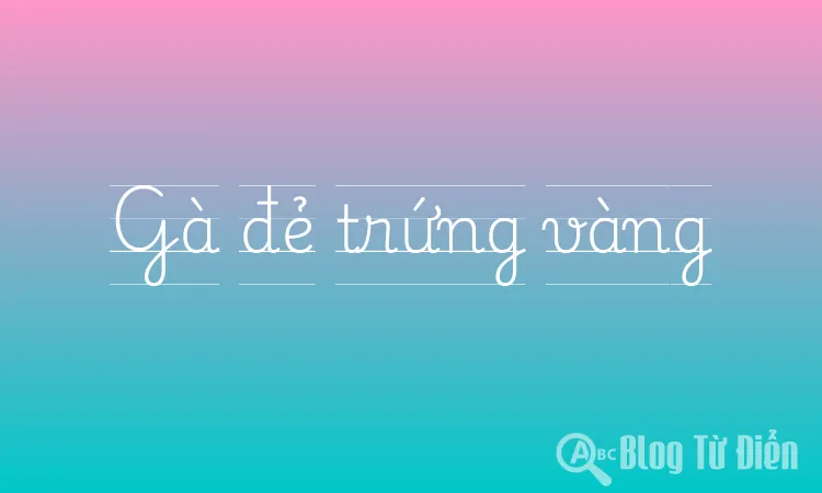 Gà đẻ trứng vàng