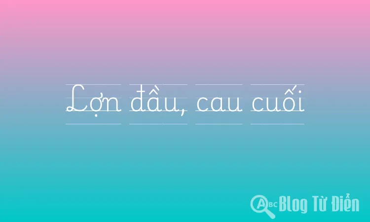 Lợn đầu, cau cuối