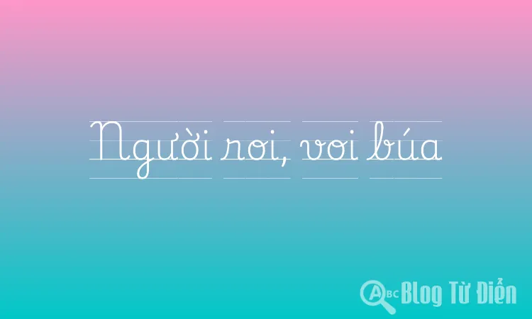 Người roi, voi búa