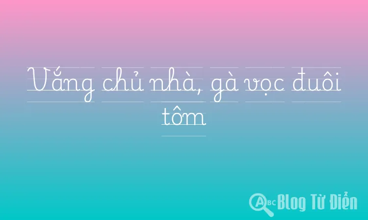 Vắng chủ nhà, gà vọc đuôi tôm